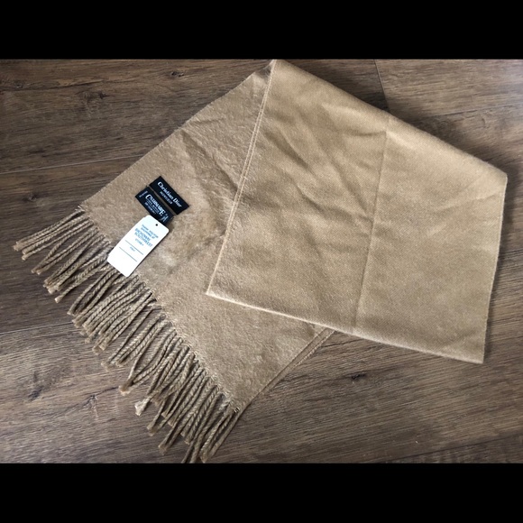 FREE SHIPPING! DIOR-AUTHENTIC Vintage (never worn) Cashmere Scarf - Picture 3 of 7